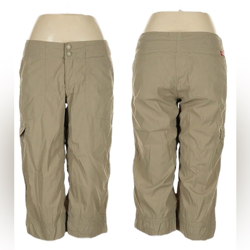 North Face Womens Hiking Pants Capri 6 Lightweight Gorpcore Trail Nylon Fastdry